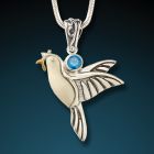 Ancient mammoth ivory dove pendant - <b>Dove Pendant</b>