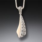 Fossilized Mammoth Ivory Spiral Pendant - <b>Spiral Pendant</b>