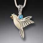 Ancient mammoth ivory dove pendant - <b>Dove Pendant</b>