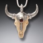 Zealandia sterling silver skull necklace