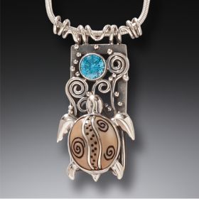 Zealandia silver turtle jewelry sea turtle necklace
