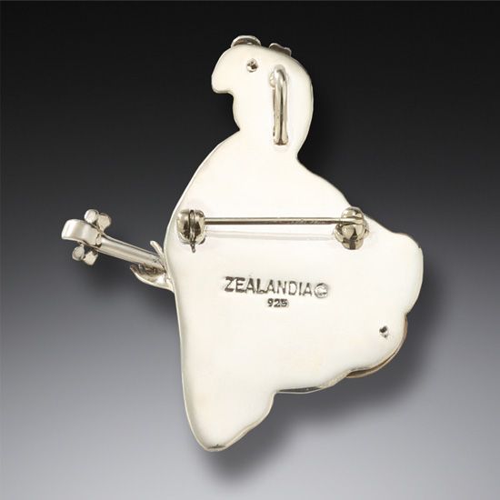 Fossilized Mammoth Ivory Silver Geisha Pendant - Shamisen Player