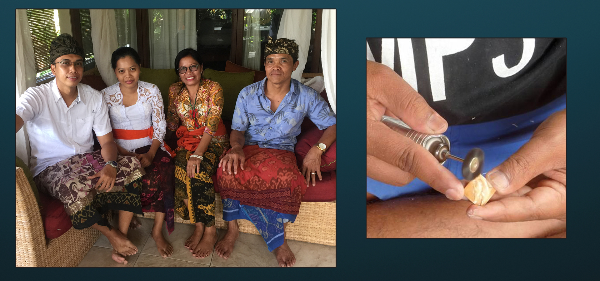 Zealandia Designs jewelry, Bali team