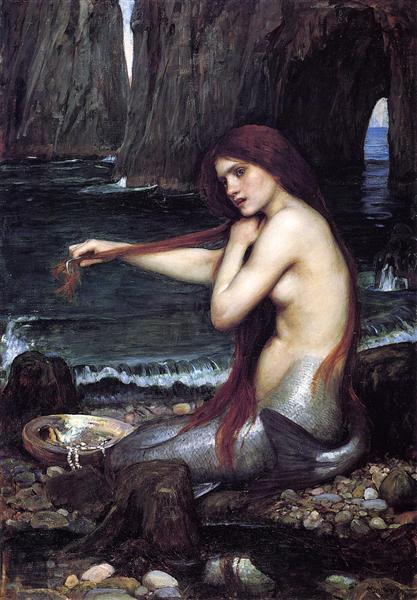 A Mermaid, by John William Waterhouse