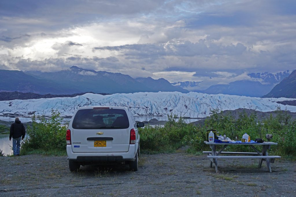 Matanuska Glacier camping, Zealandia Designs